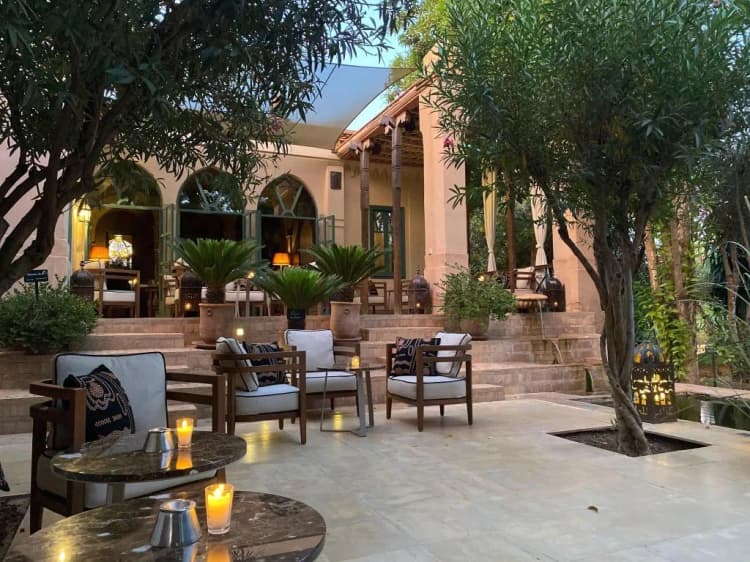 Bar, Hotel Les Deux Tours, Marrakech