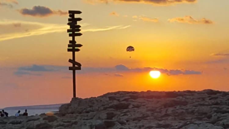 Beach, Aktea Beach Village, Cyprus