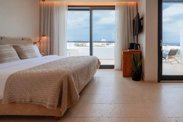 DOUBLE DELUXE WITH JACUZZI Room, Asty Mykonos Hotel & Spa, Mykonos