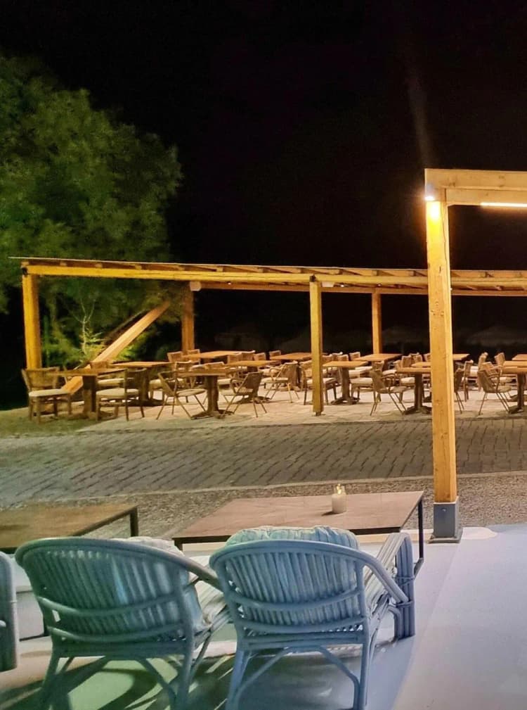 Bar, Nostos Beach, Santorini
