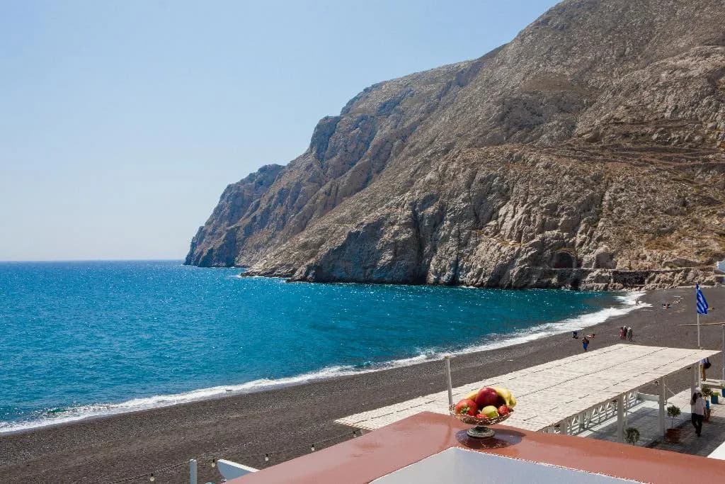 Beach, Irini's Rooms Fteoura, Santorini