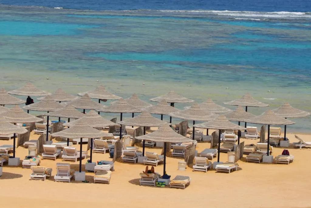 Beach, Sirena Beach Resort Spa, Red Sea Riviera