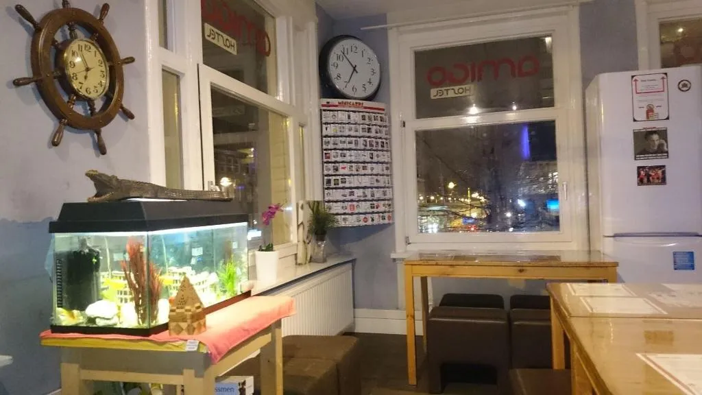 Bar, Amigo Budget Hostel, Amsterdam