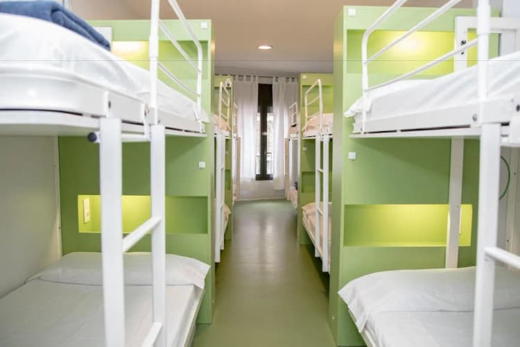 Bed in dormitory BUNK BED WITH SHARED BATHROOM Room, Sant Jordi Sagrada Familia Hostel, Barcelona