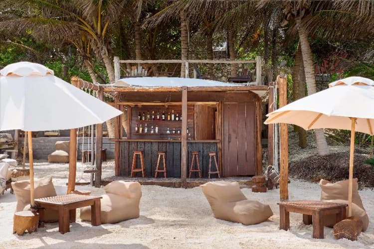 Bar, Hotel Dos Ceibas Eco Retreat Tulum, Cancun Area