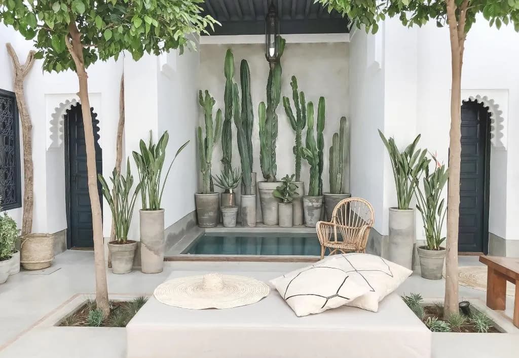General view, Riad Dar K, Marrakech