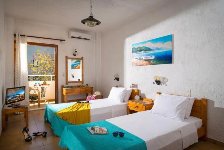 Double or Twin LAND VIEW Room, Floral Hotel, Crete