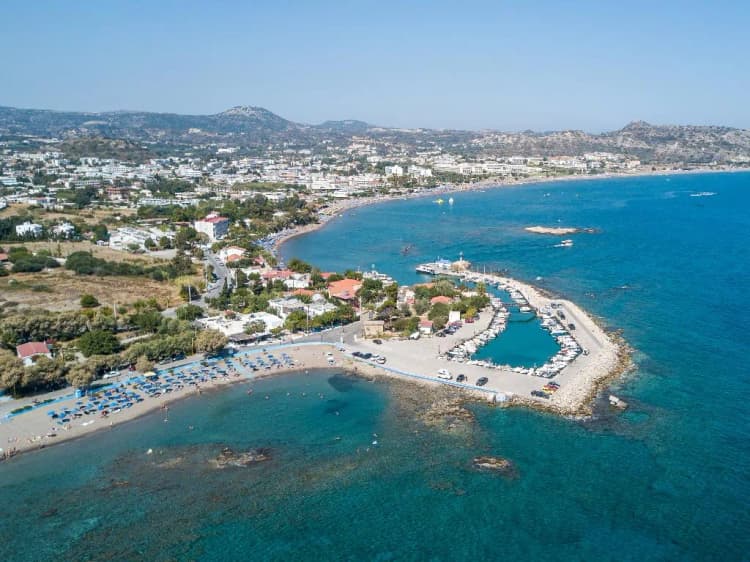 Beach, Villa George, Rhodes