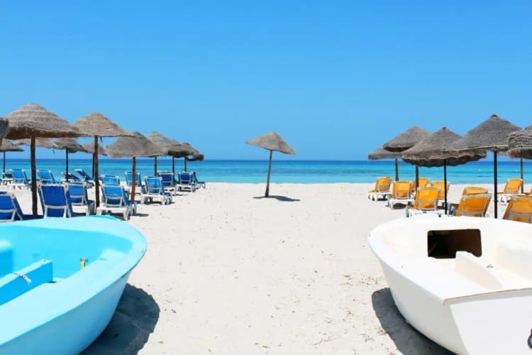 Beach, Checkin Djerba Bakour Splash, Tunisia