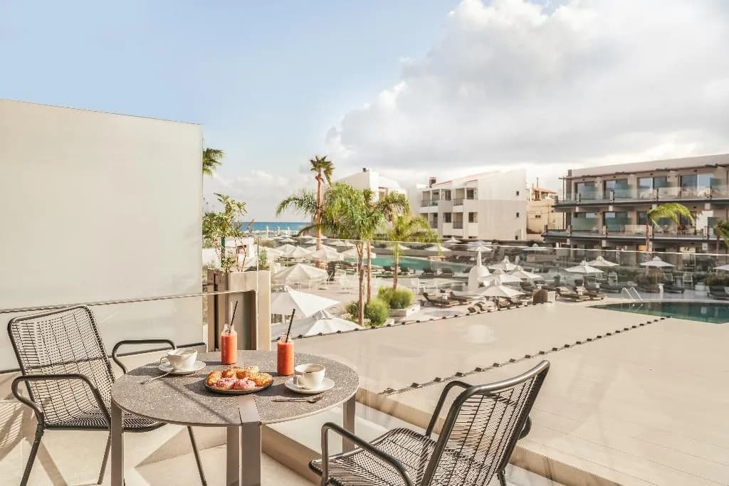 Double or Twin CLASSIC SEA VIEW Room, Nautilux Rethymno by Mage Hotels, Crete
