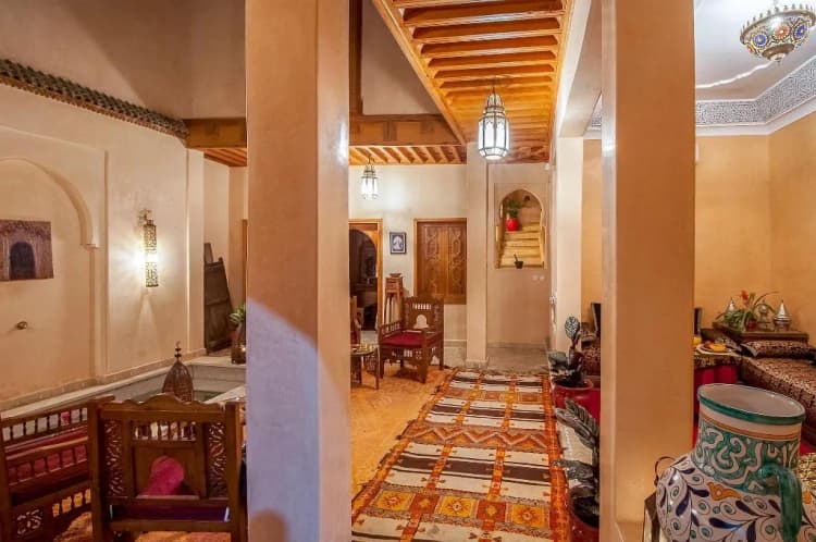 Lobby, Riad Lakouas, Marrakech