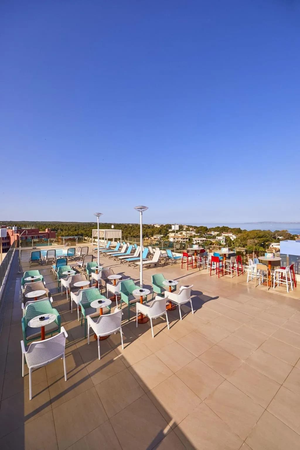 Bar, Mediterranean bay, Majorca