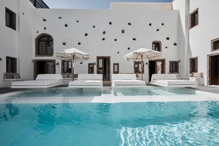 General view, Winery Hotel 1870, Santorini