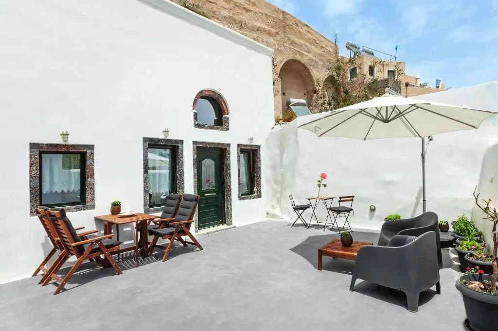 General view, Casa d'Argento, Santorini