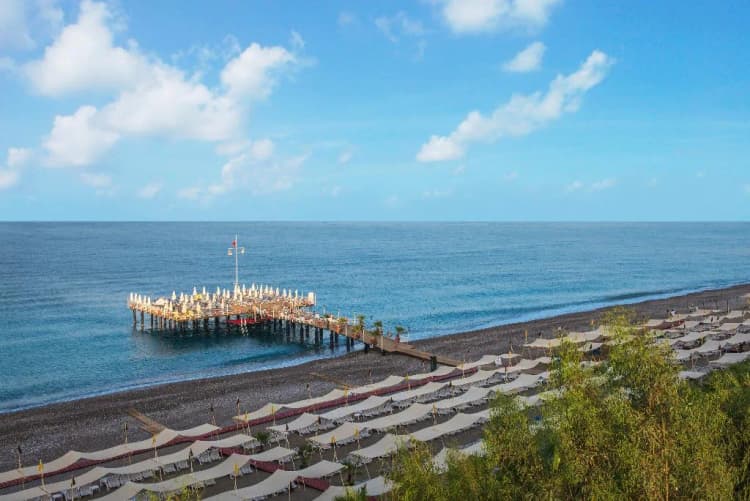 Beach, Delphin Deluxe Resort, Antalya