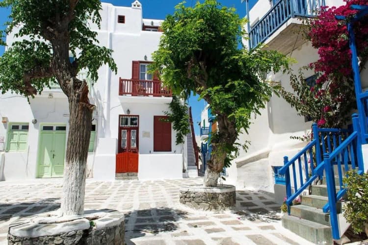 General view, Alana Pension, Mykonos