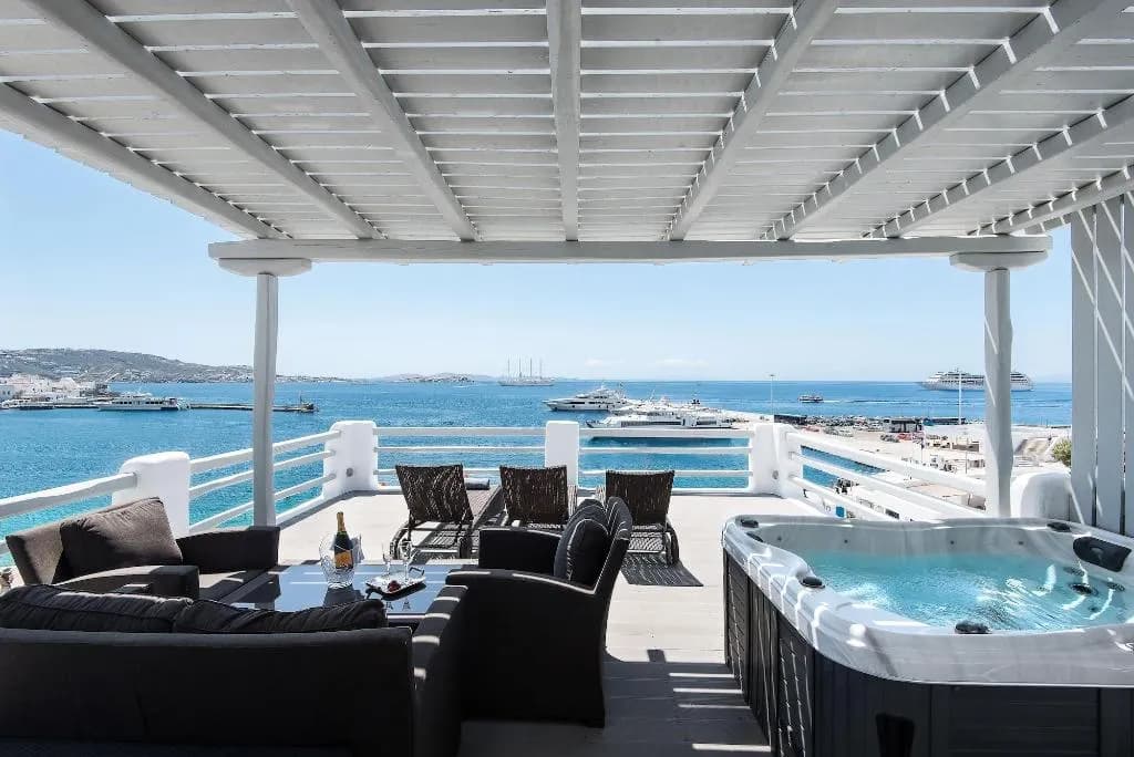 General view, Riva Suites, Mykonos