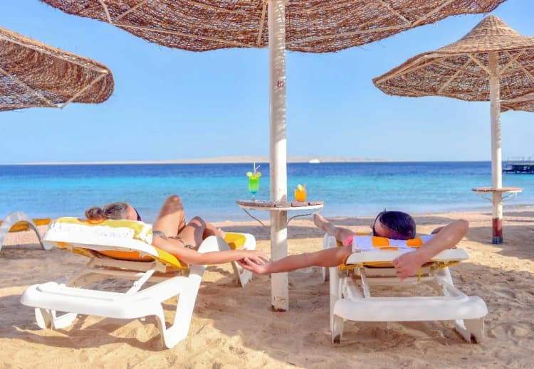 Beach, Hotelux Marina Beach Hurghada, Red Sea Riviera