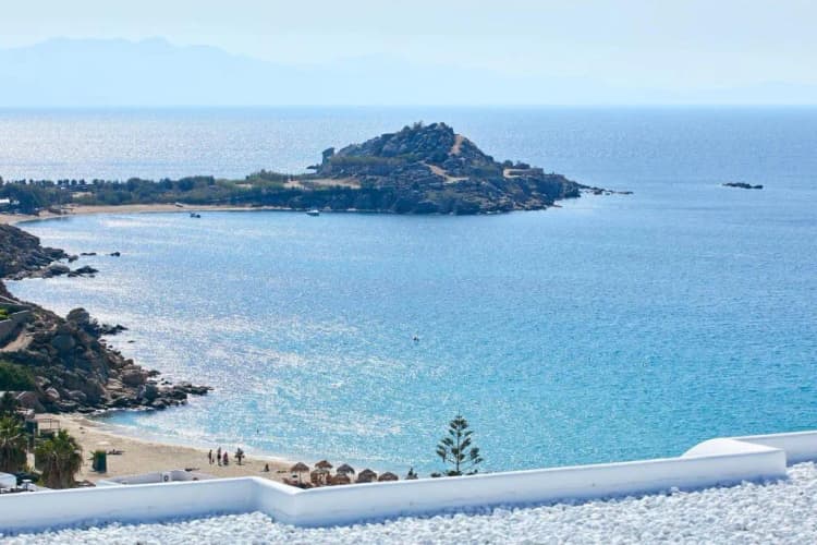 Beach, Myconian Ambassador Hotel Relais & Chateaux, Mykonos