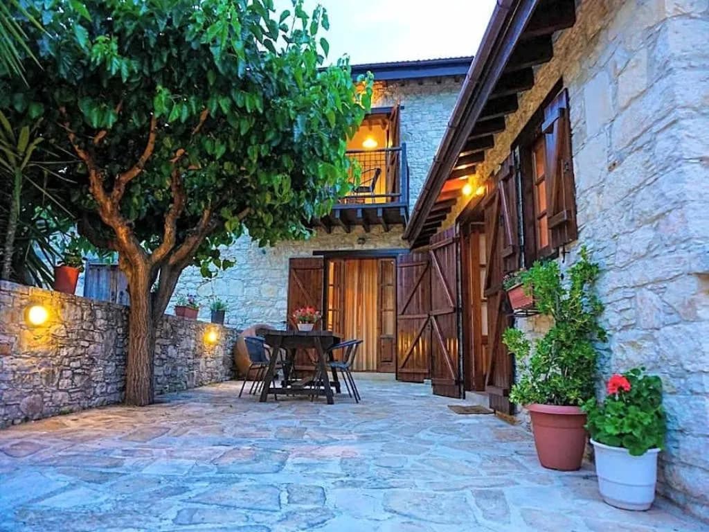 General view, Omodos Village Houses, Cyprus