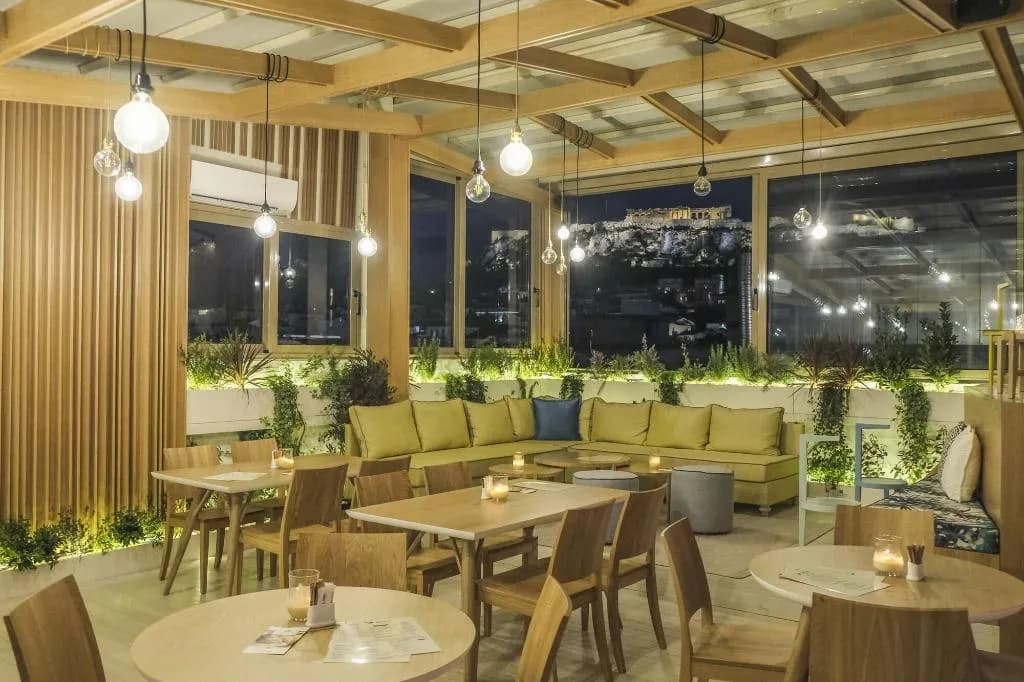 Bar, Lotus Center Apartments, Athens