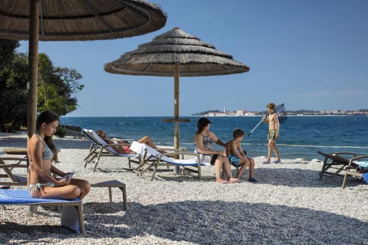 Beach, Valamar Tamaris Resort, Istria