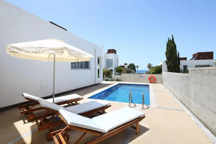 Beach, Paradise Cove Luxurious Beach Villas, Cyprus