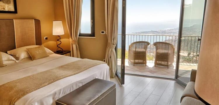 DOUBLE SEA VIEW KING BED Room, Villa Ducale, Taormina