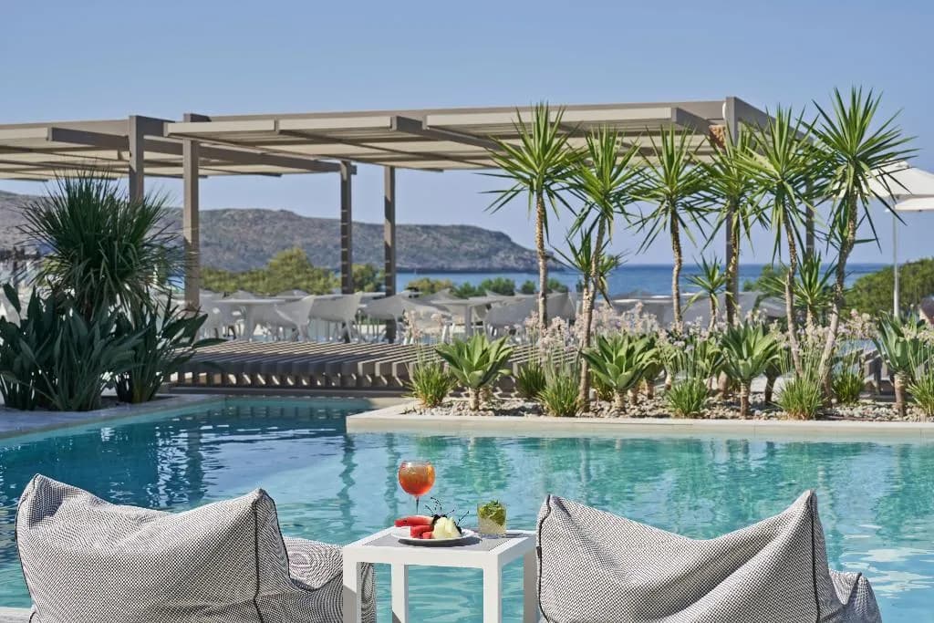 Bar, Atlantica Amalthia Beach Hotel, Crete