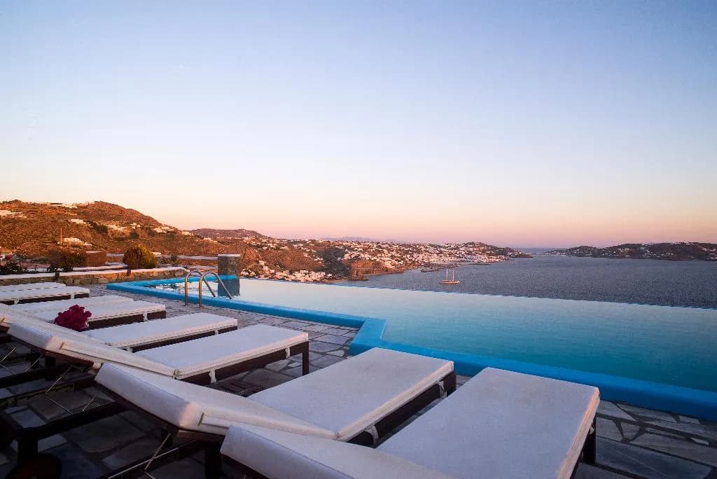 General view, Aeri Villas, Mykonos