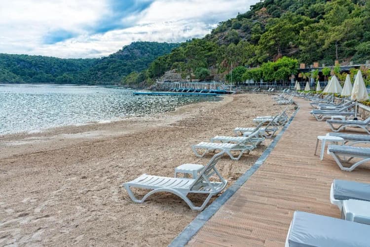 Beach, Meri Hotel Oludeniz, Dalaman