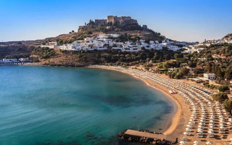 Beach, Afandou Blu, Rhodes