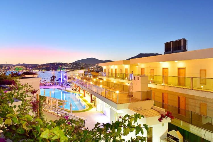 General view, Tropicana Beach Hotel, Bodrum