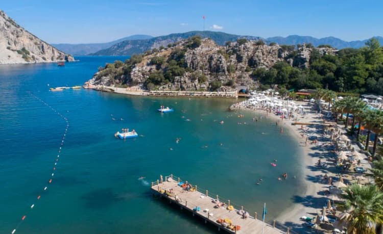 Beach, Turunc Resort Hotel, Dalaman