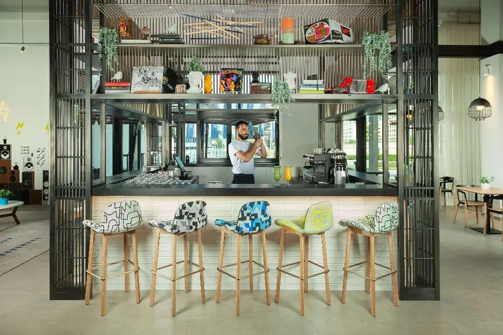 Bar, Rove City Walk Hotel, Dubai