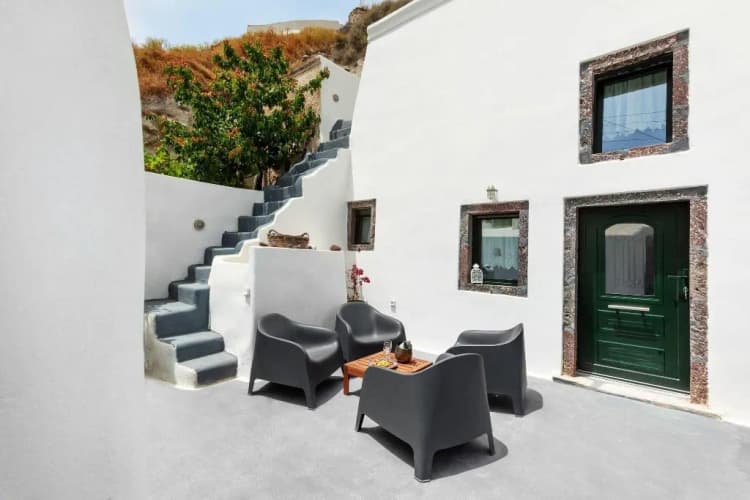 General view, Casa d'Argento, Santorini