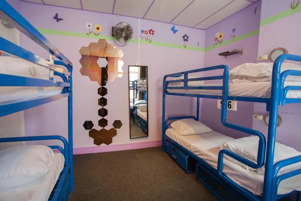 Bed in dormitory FEMALE ROOM CAPACITY 8 Room, Flying Pigs Uptown Hostel Amsterdam, Amsterdam
