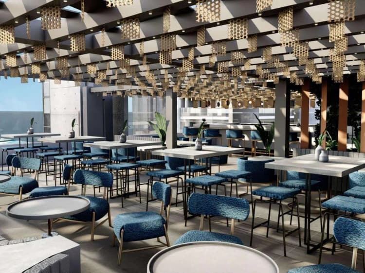 Bar, Mercure Larnaca Beach Resort, Cyprus