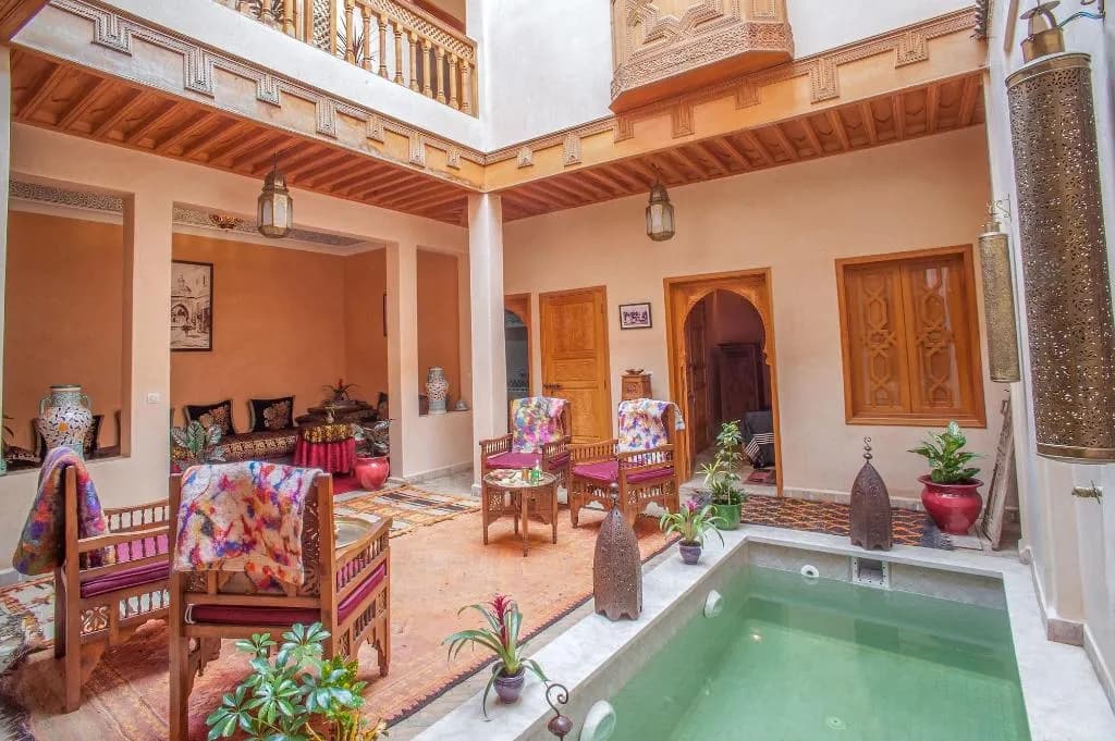 General view, Riad Lakouas, Marrakech