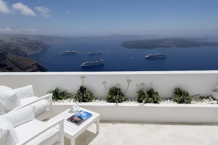 General view, Gorgona Villas, Santorini