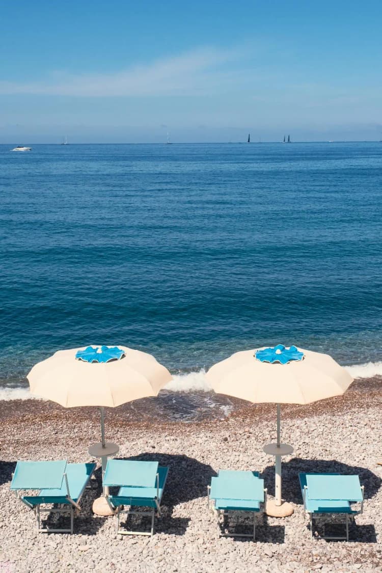Beach, Alimuri Bay Resort, Naples