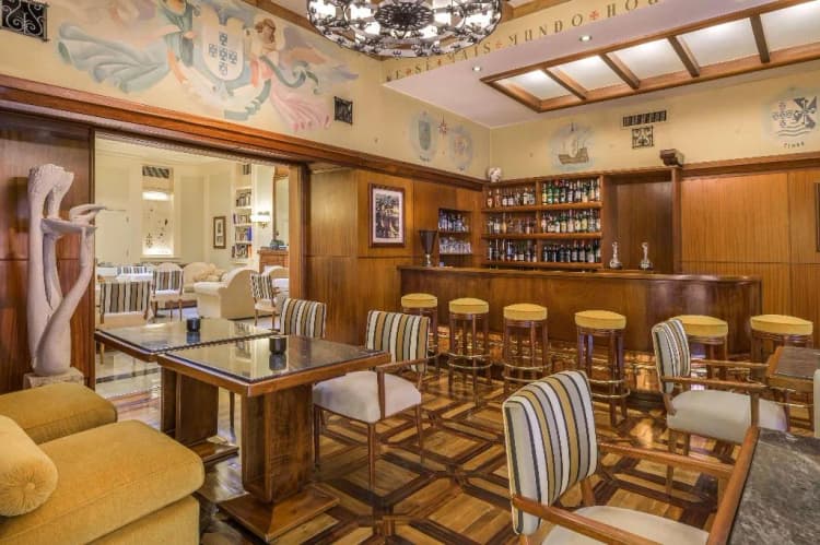 Bar, Hotel Britania Art Deco, Lisbon