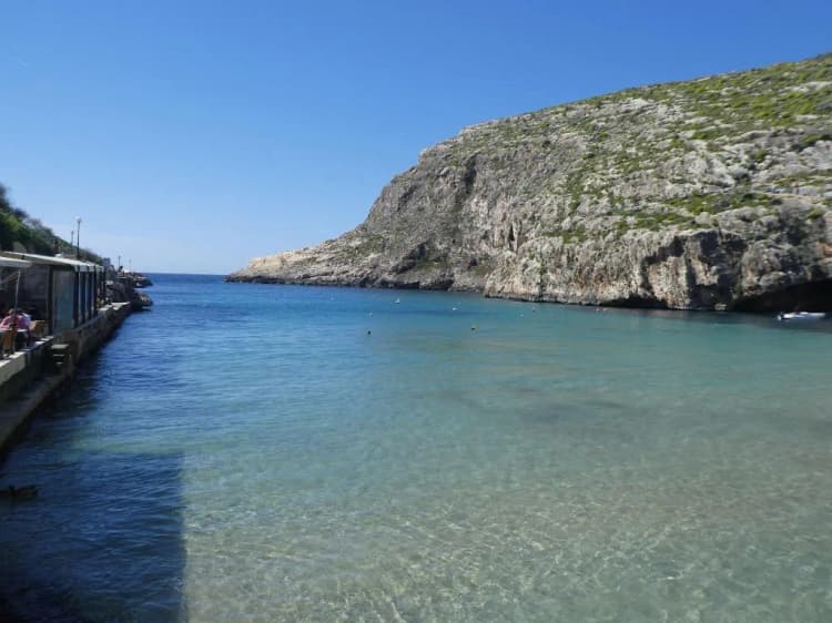 Beach, San Antonio Guest House, Gozo