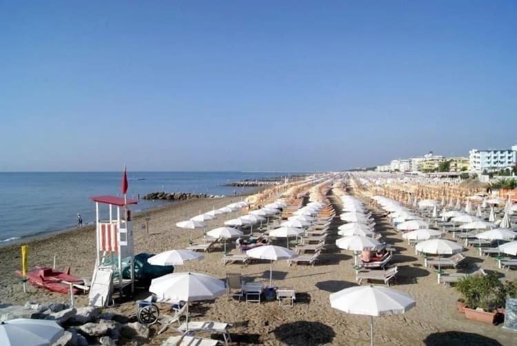 Beach, Hotel Rosa Caorle, Venice
