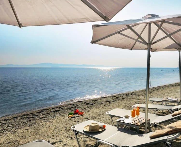 Beach, Ostria Sea Side Hotel, Halkidiki