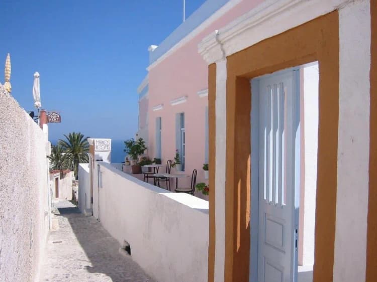 General view, Marcos Rooms, Santorini