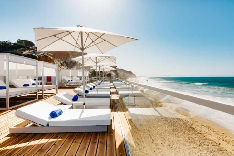 Beach, Pine Cliffs Resort, Algarve