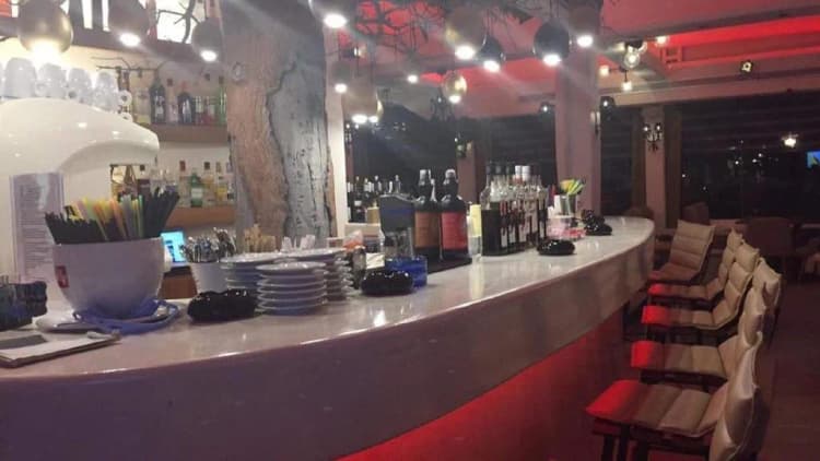 Bar, Villa Manos, Santorini