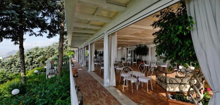 Bar, Hotel Villa Poseidon, Naples