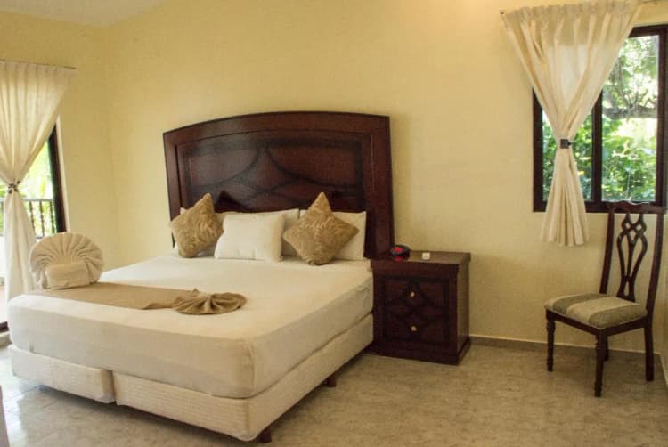 DOUBLE KING SIZE BED Room, Green Oasis Home Boutique, Playa Del Carmen